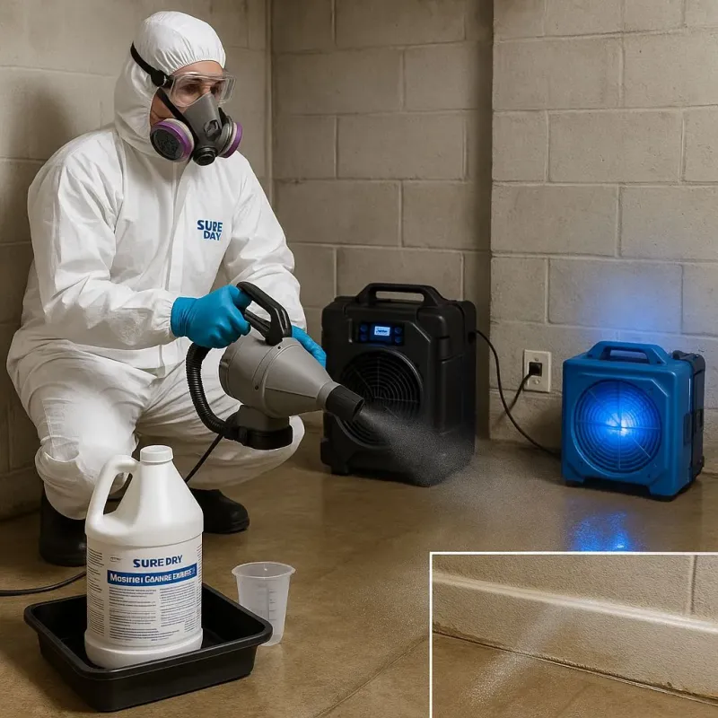 Sanitization and Odor Removal process in North Tonawanda, NY