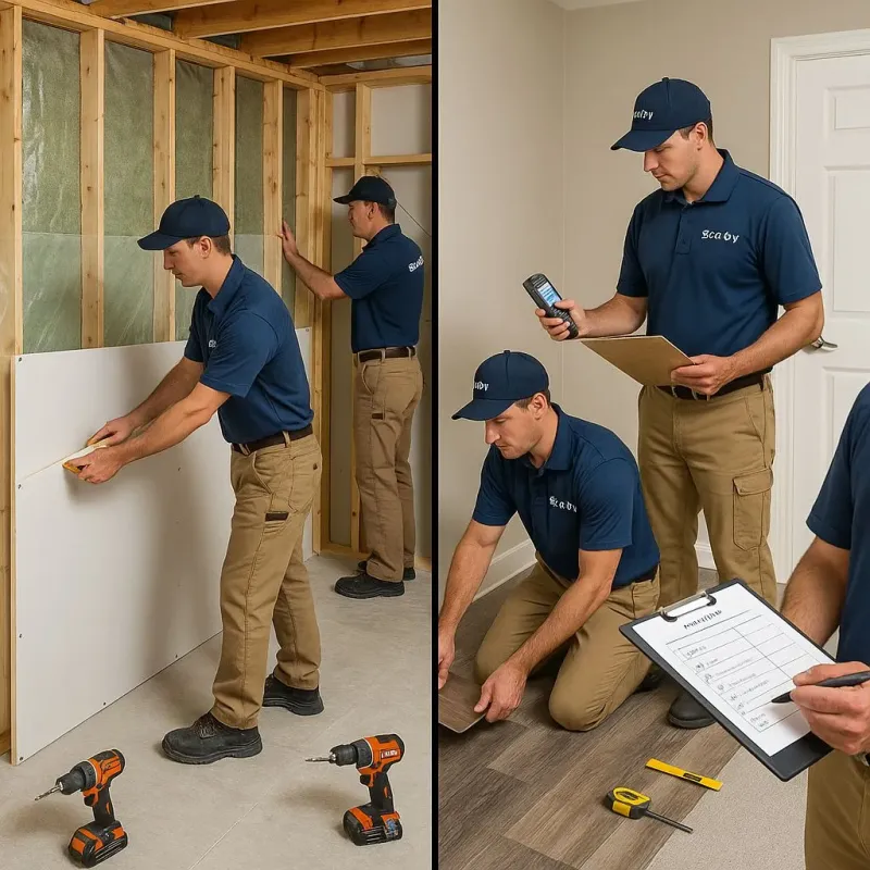 Repairs and Reconstruction process in North Tonawanda, NY